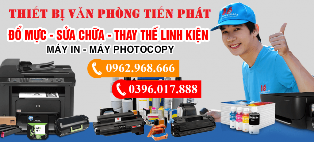 Đổ mực máy in tại Hoàng Văn Thái