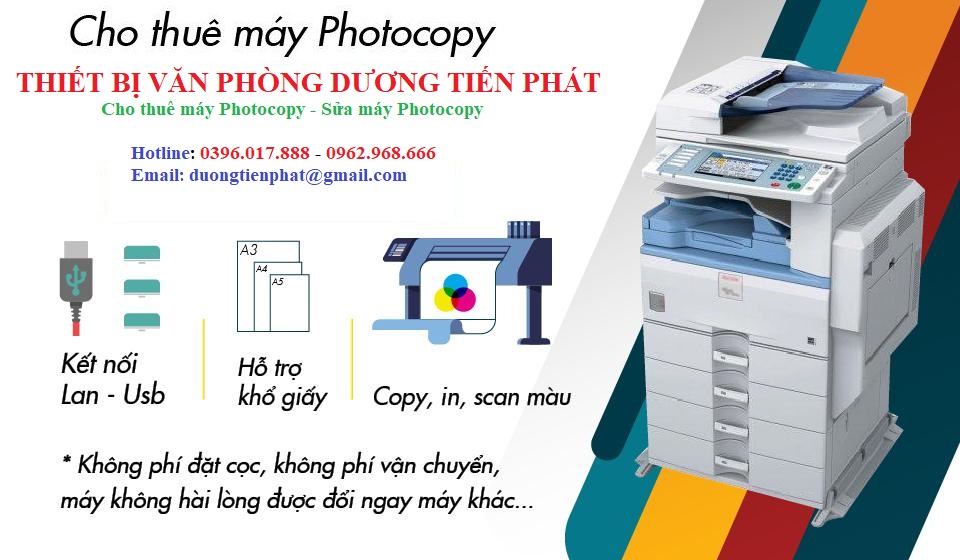 Thuê máy Photocopy giá rẻ 