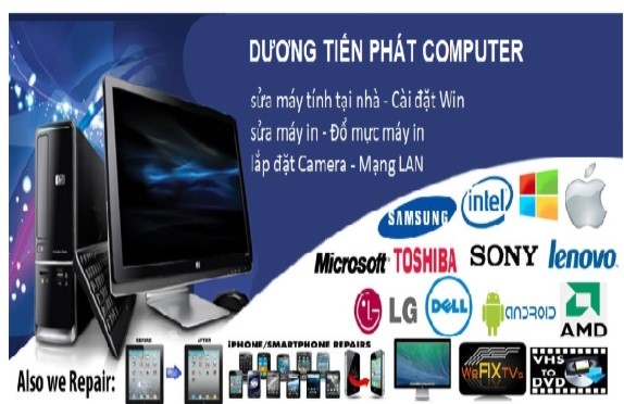 Sửa máy tính tại Phan Chu Trinh