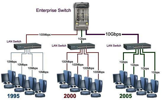 Sơ đồ hệ thống mạng LAN của 1 công ty