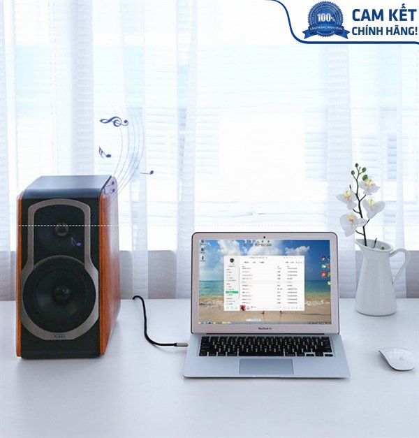 Cáp âm thanh Audio 3.5mm to 6.5mm dài 3m Ugreen 40805 cao cấp