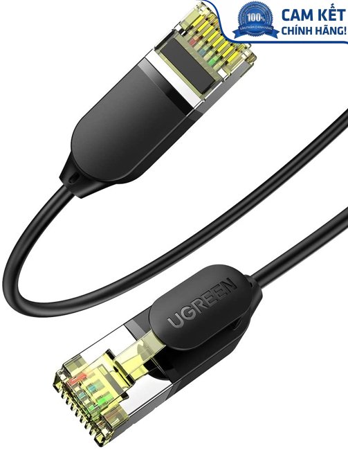 Cáp mạng Cat7 Ultra Slim dài 1M băng thông 10Gbps 600MHZ Ugreen 80415 cao cấp