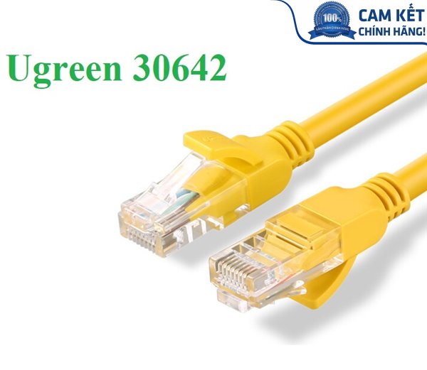 Cáp mạng đúc sẵn Cat5e dài 10m chính hãng Ugreen 30642 cao cấp
