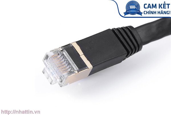 Cáp mạng đúc sẵn Cat7 dài 1,5m dẹt chính hãng Ugreen 11276 cao cấp