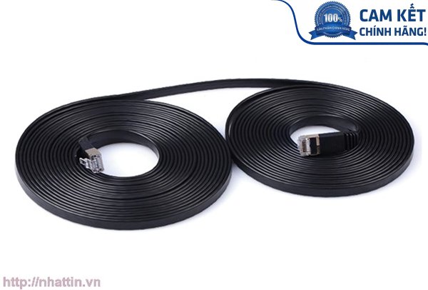 Cáp mạng đúc sẵn Cat7 dài 1,5m dẹt chính hãng Ugreen 11276 cao cấp
