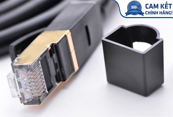 Cáp mạng đúc sẵn Cat7 dài 1m tròn chính hãng Ugreen 11268 cao cấp