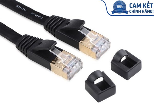 Cáp mạng đúc sẵn Cat7 dài 2m dẹt chính hãng Ugreen 11261 Cao cấp