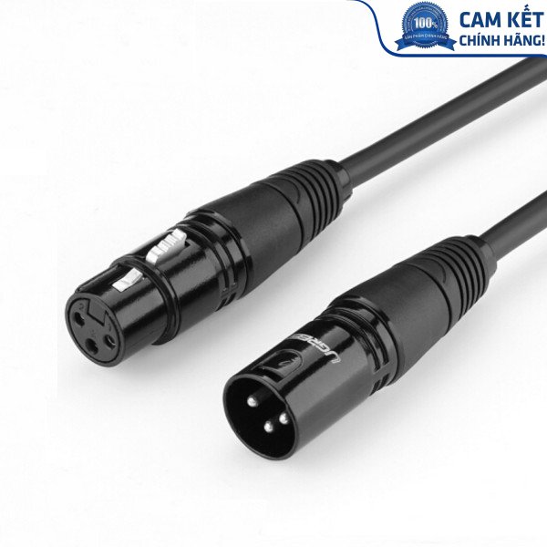 Cáp nối dài Microphone XLR 10m chính hãng Ugreen 20714 cao cấp