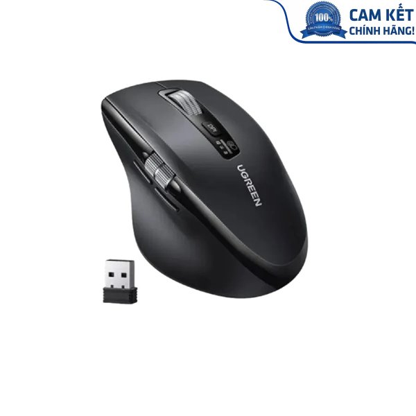 Chuột không dây Bluetooth v5.4 & Wirelless 2.4GHz hỗ trợ 5000DPI Ugreen 55375 cao cấp