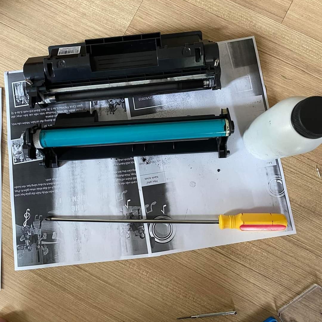 Đổ mực máy in tại La Phù